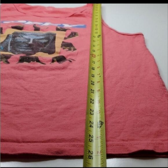 M OBEY SPELLOUT graphic men's sleeveless muscle shirt TANK TOP Medium - Picture 3 of 4